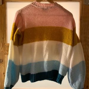 Topshop striped sweater. US size 6